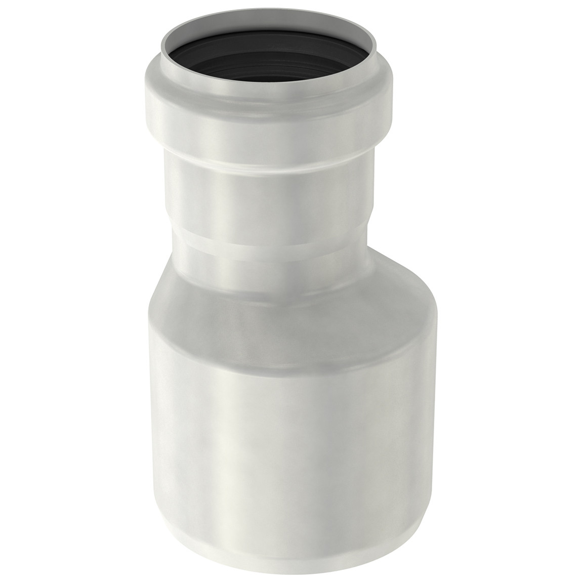 ACO Passavant ÜbergangsStück PIPE d110 x160 Edelstahl V4A exzentrisch EPDM 0174.03.16