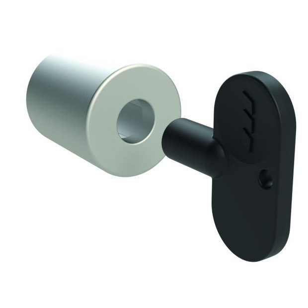 KEMPER Frostsichere Armatur FROSTI Steckschlüsseloberteil Steckschlüssel matt verchromt 5780000100