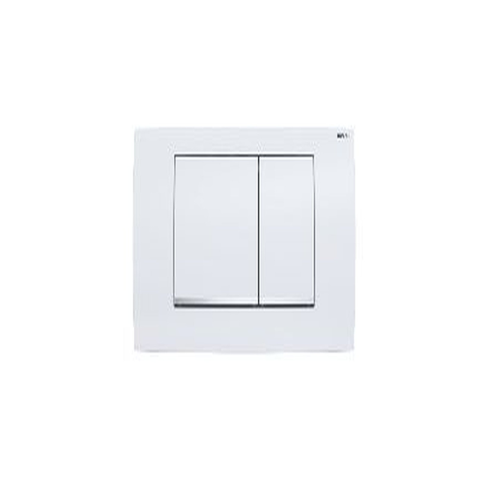 GEBERIT Betätigungsplatte Twinline30 2-Mengen-Spülung weiß Hochglanz Designstreifen Kunststoff 115899KJ1