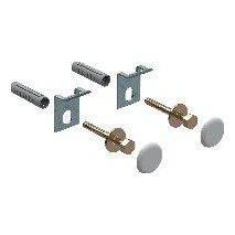Geberit Befestigungsset Urinal Kera 2 Stück weiss 551075000