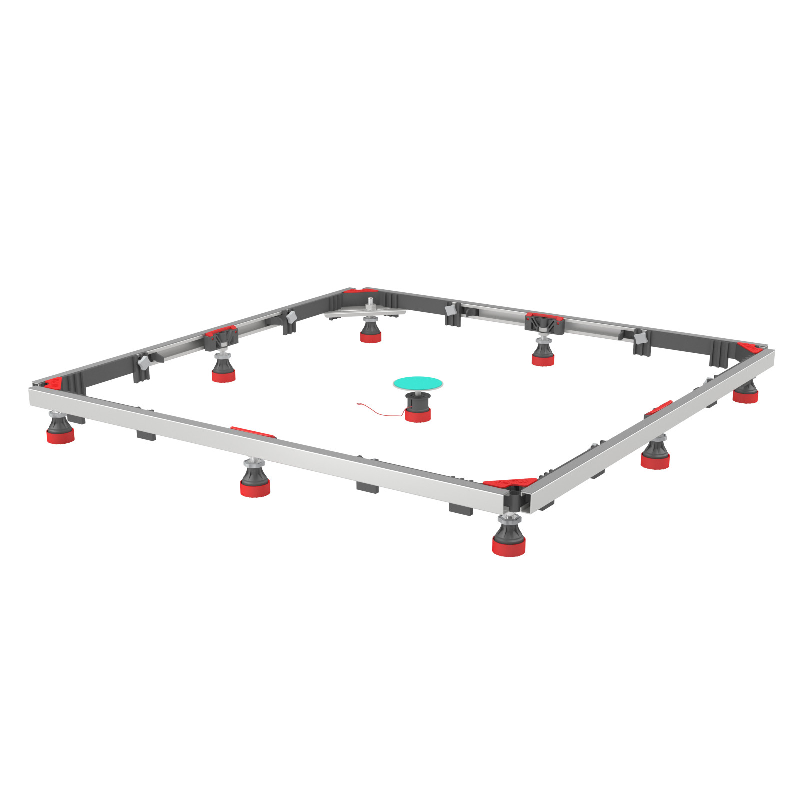 MEPA Montagerahmen SF 150182 Stahl 120x120 Duschwannen höhenverstellbar ADS-System 150182