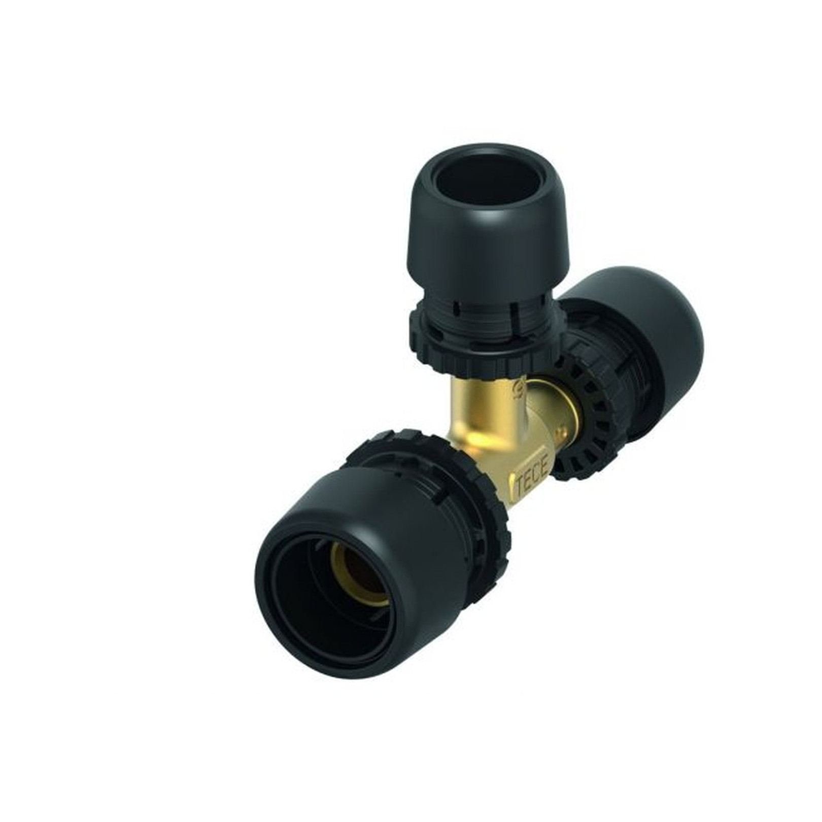 TECElogo-Ax T-Stück reduziert 25x16x25 Siliziumbronze 8803006